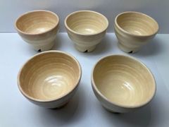 萩焼　茶器　５客セット　木箱入