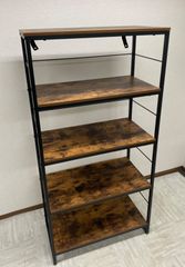 Beach.shore プロフ必読！様専用　ニトリ　シェルフ  N ステイン 1680 BR 幅80cm 完成品　おしゃれ　ラック　(担当　水谷)