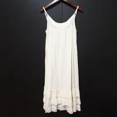 #spc ピンクハウス PINKHOUSE ワンピース アイボリー キャミワンピ レース フリル ティアード 薄手 レディース [855021]