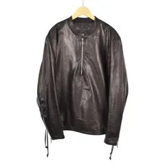 クロムハーツ CHROME HEARTS イージーライダースジャケット シングル ベビーカーフ 牛革 M 黒 ブラック 2211-304-2509 ☆AA★のサムネイル