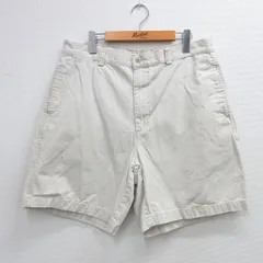 W36/古着 ギャップ GAP ショート パンツ ショーツ メンズ 00s コットン 薄ベージュ カーキ 25jun16 中古 ボトムス 短パン ショーパン ハー