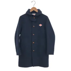 Danton ダントン ウールモッサロング コート サイズ:36 JD-807 ネイビー  レディース 　240001150539