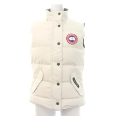 カナダグース CANADA GOOSE FREESTYLE VEST ダウンベスト アウター ジップアップ スナップボタン XS/TP アイボリー 2832L /ES ■OSのサムネイル