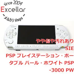 Lボタンにヒビ割れがある【動作OK】 SONY PSP-3000 PW パールホワイト 12-96