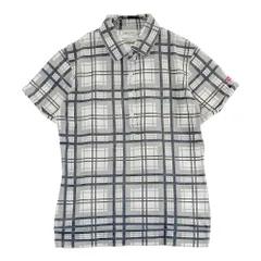 サイズ：M ADIDAS GOLF アディダスゴルフ  半袖ポロシャツ チェック柄 グレー系 [240101503979] ゴルフウェア レディース ストスト