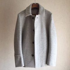 ATTACHMENT 代官山購入 ヘビーメルトン ショートステンカラーコート