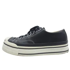doublet ダブレット 24SS58FT58 CONVERSE コンバース ALLSTAR JACK PARCELL HYBBRID SNEAKER ジャックパーセル オールスター ローカット スニーカー ブラック系 27.5cm【中古】のサムネイル