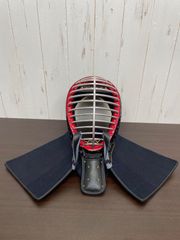 a559☆剣道防具☆面単品☆6㎜ミシン刺し☆つむじ58.5☆面金13本☆幼年～小学校低学年☆初心者☆中古品