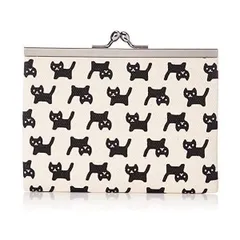 [マエダセンコウ] 浮き足がま口財布 黒猫 338-30003-005 (黒猫 Free Size)