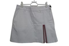 【美品】TOMMY HILFIGER GOLF(トミーヒルフィガーゴルフ) スカート 白 レディース L ゴルフ用品 2506-0299 中古