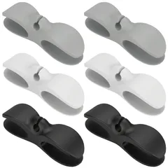 D・STONE ケーブルホルダー ケーブルクリップ コード クリップ ホルダー 家電コード まとめる 各2個 計6個入 