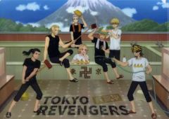 [Used] Clear File - Group A4 Clear File - "Tokyo Revengers POP UP STORE Sentochu in Loft"