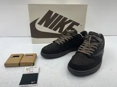 【盛岡80-0106】Travis Scott × Nike Air Jordan 1 Low OG SP  'Velvet Brown and Dark Mocha’  DM7866-202 27.5cm 【併売】【中古/80】【メンズ】