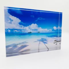 ATSUSHI SUGIMOTO　アクリルキューブ　ビーチ