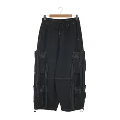 GALFY ガルフィー ナイロン生地 カーゴパンツ インクブラック GALFY ガルフィー ナイロン生地 カーゴパンツ インクブラック
