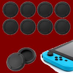 【人気商品】スティックカバー ジョイコン カバー Switch＆SwitchLiteに対応switch switch スティックカバー、ブラックswitch ボタンカバー、アナログレバジョイコン カバー、switch 8個入り4組 スティックカバー 純正アナロ