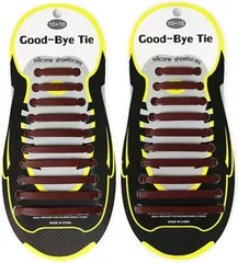 geneX 靴ひも 結ばない 靴紐 ゴム 伸縮 ほどけない 簡単取り付け 靴紐が解けてイライラを解消 脱ぎ履きが楽々 子供から高齢者までも対応( ブラウン)