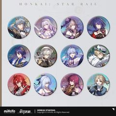 崩壊：スターレイル・公式　缶バッジ（スターレイルLIVE）ロビン　アベンチュリン　アルジェンティ　鏡流　カフカ　彦卿　サンデー　キャストリス　マダム・ヘルタ　黄泉