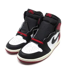 未使用品 ナイキ NIKE エアジョーダン1 レトロ ハイ AIR JORDAN 1 RETRO HIGH OG BLACK TOE REIMAGINED スニーカー DZ5485-106 27.5cm