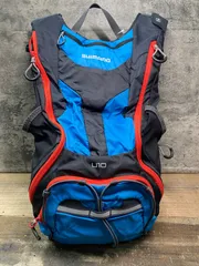 極美品 シマノ U10 サイクリングバッグ バックパック リュック シマノ オフロードライドや輪行サイクリングにマッチする