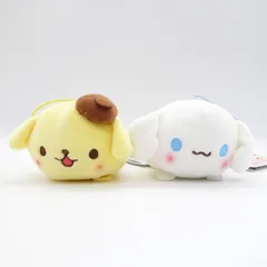 ゆるかわサンリオキャラクターズ お団子マスコット 2種セット シナモン プリン ぬいぐるみ 未使用 SEGA セガ Sanrio