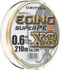 ユニチカ エギングスーパーPE3 X8 210m 0.6  (812558) ライン