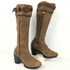 COLE HAAN/コールハーン　ロングブーツ/本革　size7 1/2B 24.0-24.5程度　茶/BROWN〉管No.WM77<sale>