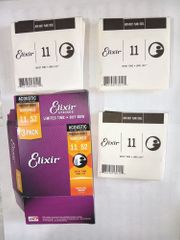 3セットパックエリクサー ELIXIR アコースティックギター弦 11-52 #16544