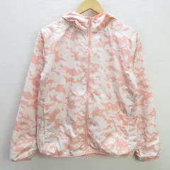 D■アディダス/adidas ED1600 トレーニングウェア MH AOP ウインドブレーカーJKT/総柄【L】ピンク/LADIES/96【中古】