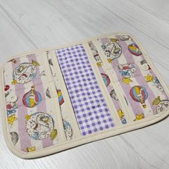 診察券ポーチ 保険証ケース お薬手帳 マルチケース  ハンドメイドNo.303