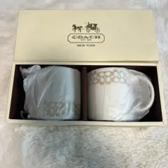 【24時間以内発送】新品✨コーチ COACH　マグカップ　2脚セット