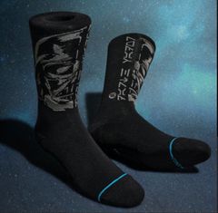 【STANCE kids】 size 22.0-24.5㎝　STAR WARS LORD VADER インフィニット コラボ ソックス ブラック 靴下 黒 INFIKNIT SOCKS Black スタンス x スター・ウォーズ