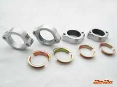 ゼファー400/χ/Z400FX マフラーフランジ＆割りカラーセット(1台分)