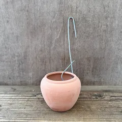 資材　オリジナル パルムポット　ハンギング　吊るす　吊り下げ　インテリア  テラコッタ　素焼き鉢