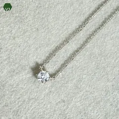 セール爆買いカナル4 ダイヤモンド ネックレス 0.177ct PT850 アクセサリー