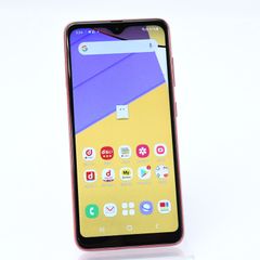 【液晶美品】SIMフリー docomo Galaxy A21 SC-42A レッド