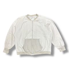 参考上代28600円 saby TWO TONE ZIP SWEAT 2トーンジップスウェットジャケット コットンジャケット サバイ A-101433 アイボリー 2 93608A7のサムネイル