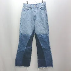 ◇ Θ JEANASIS ジーナシス パッチワーク 綿 デニム サイズS ブルー ネイビー レディース E  【1502200010166】