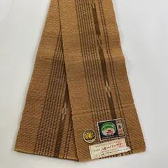 最終値下げ　本場琉球　ミンサー織　半幅帯　ベージュ色　used 最終値下げ 本場琉球 ミンサー織 半幅帯 ベージュ色 used