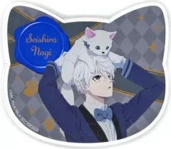 【中古】コースター 凪誠士郎(等身) ねこ型アクリルコースター 「ブルーロック in ナンジャタウン」 アクリルコースター付きソフトドリンク注文特典