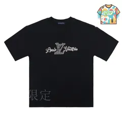 【今日WTO】Louis Vuitton スローガンプリントユニセックス T シャツ-MX73