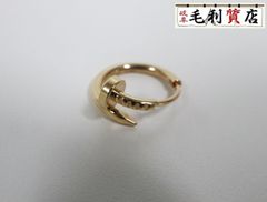 カルティエ CARTIER ジュストアンクル イエローゴールド 750 シングルピアス 片耳 マーク 1.2g レディース【中古】ピアス