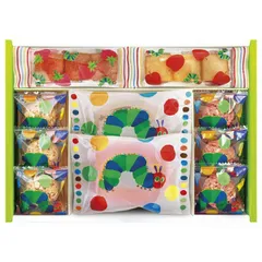 スイーツギフト はらぺこあおむし HPZ-15香典返し 御供 粗供養 詰め合わせ ギフト プレゼント 割引 景品 品物 新築祝い 結婚内祝い 出産内祝い ご挨拶 引っ越し 引越し 内祝い 写真入り メッセージカード のし