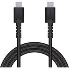 エレコム USBケーブル TypeC to TypeC PowerDelivery対応 【最大3Aで高速充電】高耐久 USB2.0認証品 1.2m ブラック 【iPhone 16 シリーズ 対応検証済