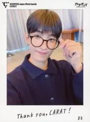 【中古】生写真(男性) SEVENTEEN/DK(ドギョム)/「SEVENTEEN Japan official fanclub ”CARAT”」×「SEVENTEEN Japan CARAT mobile “カラモバ”」Ｗ会員プレゼント ポラロイド風写真