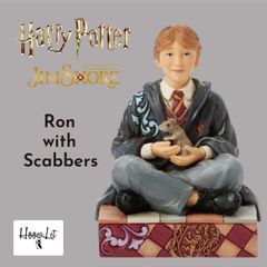 해리 포터 론 스캐버스 짐 쇼어 피규어 입상 인형 Harry Potter Ron with Scabbers JIM SHORE 정규 수입품 선물 선물 장식