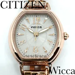 2024年最新】 CITIZEN 腕時計 wicca ウィッカ ブレス ソーラテック KF2-021-91 レディースの人気アイテム - メルカリ
