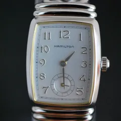 稼働品 HAMILTON ハミルトン ベントン 蛇腹 レディース スモセコ腕時計