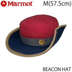 【USED／ユニセックスM】MARMOT ビーコン ハット レッド／ネイビー