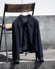 極美品】ドレスレイブ DRESSLAVE シアー ポロシャツ 38 金ボタン 